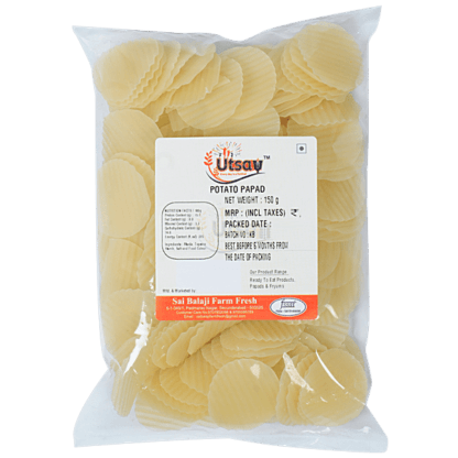 Bjoy Potato Papad 150G