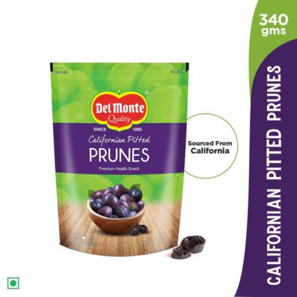 Del Monte Californian Pitted Prunes Premium Health Snack 340G