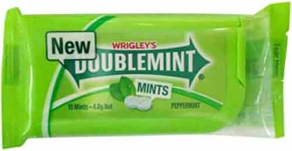 Doublemint Chewing Gum Mints Orange Flavor 3.8G