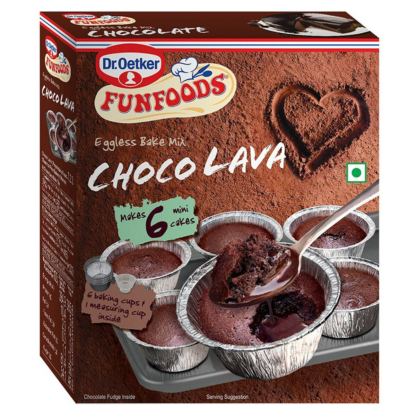 Dr. Oetker Choco Lava Eggless Cake Mix 320G