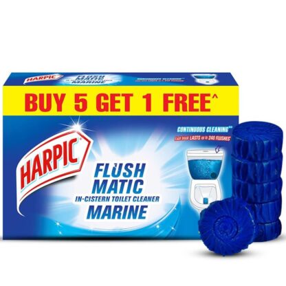 Harpic Toilet Cleaners Flushmatic Marine 2x50g