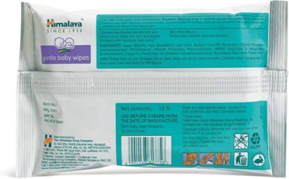 Himalaya Baby Wipes 12 Units