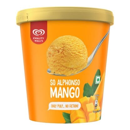 Kwality Walls Alphonso Mango Ice Cream 700ML