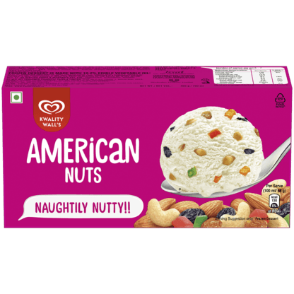 Kwality Walls American Nuts 408g