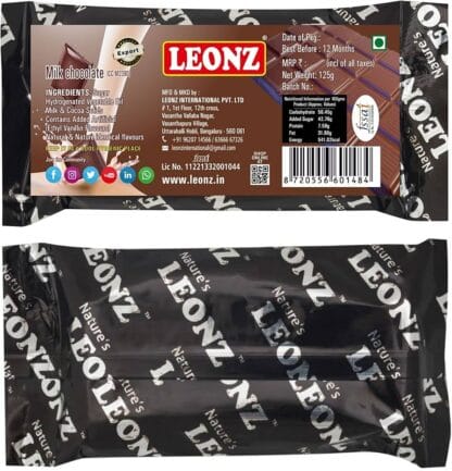 Leonz Milk Chocolate 125g