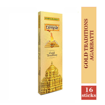 Mangaldeep Agarbathi Gold Temple 16 Sticks