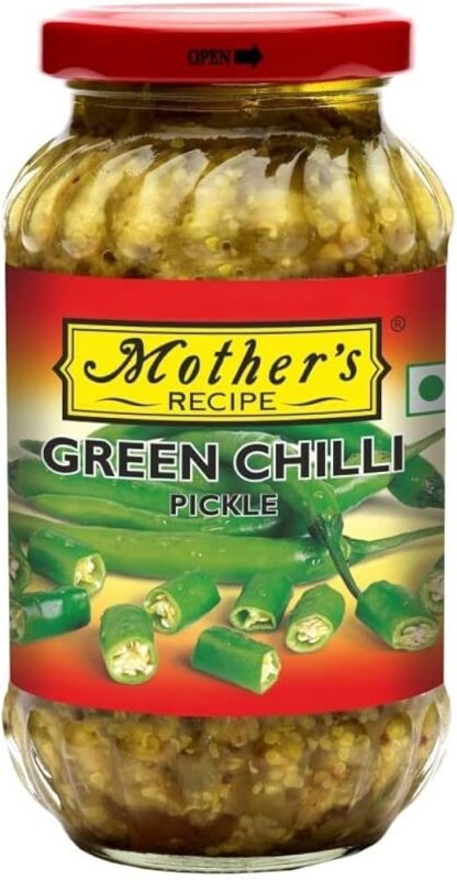 Mothers Green Chili Pickle 300G