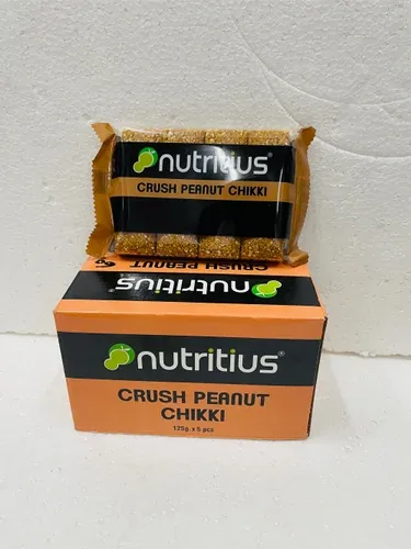 Nutritius Crush Peanut Chikki 125G