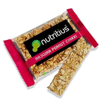 Nutritius Rajgira Peanut Chikki 100G