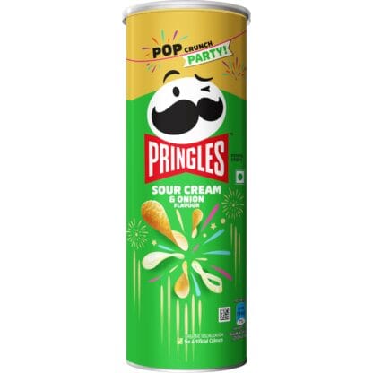 Pringles Potato Chips Sour Cream & Onion 107g