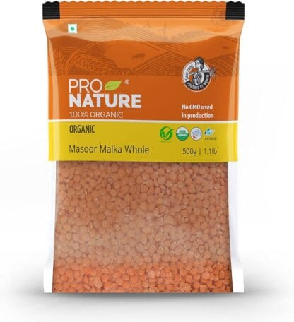 Pro Nature Masoor Malka Whole 500g