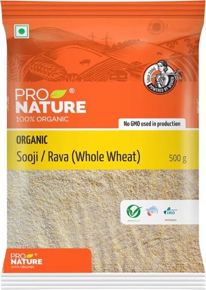 Pro Nature Sooji Rava (Whole Wheat) 500g