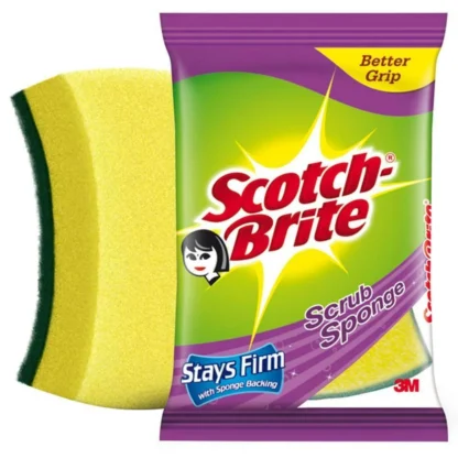 Scotch Brite Scrub Sponge Pad 10x6cm 3 Pack