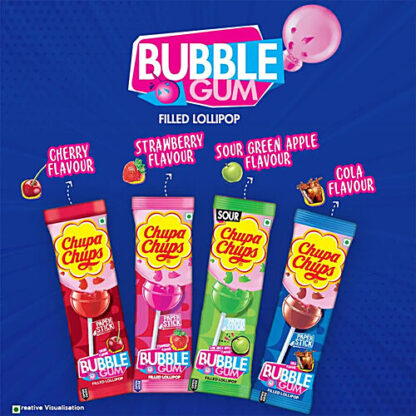 Chupa Chups Bubble Gum Lollipop 11g