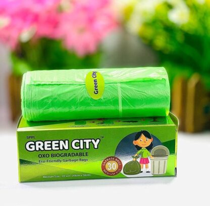 Green City Small Size Garbage Bags 15 Count