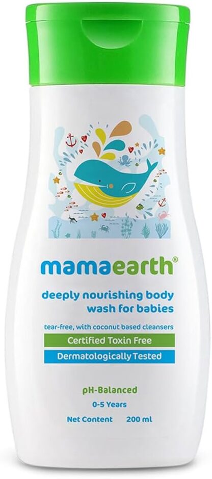 Mamaearth Deeply Nourishing Body Wash for Babies 200ML