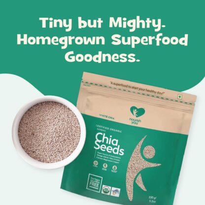 Nourish You White Chia Seeds 150G