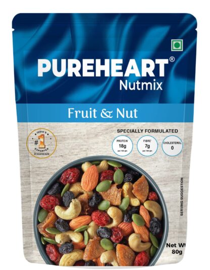 Pureheart Nutmix Fruit & Nut 80G