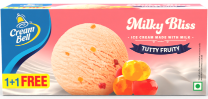 Cream Bell Milkybliss Tutty Fruity Ice Cream